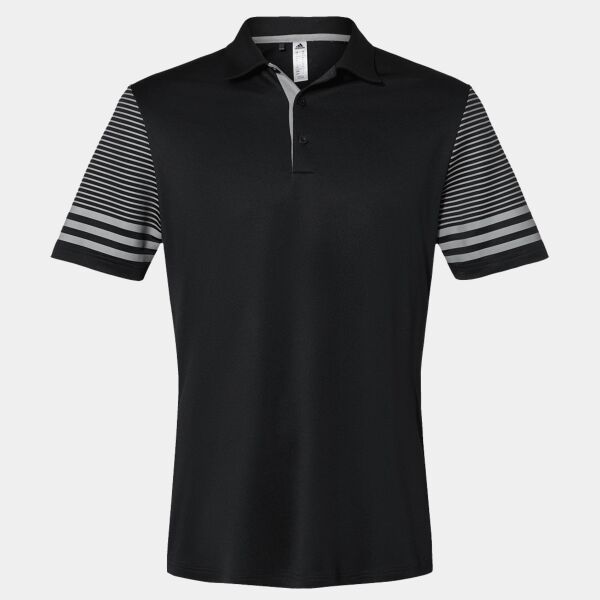 Men's Striped Sleeve Polo Thumbnail