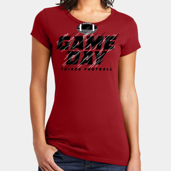 MLHMS Football - Women's Fitted Very Important Tee ® Thumbnail